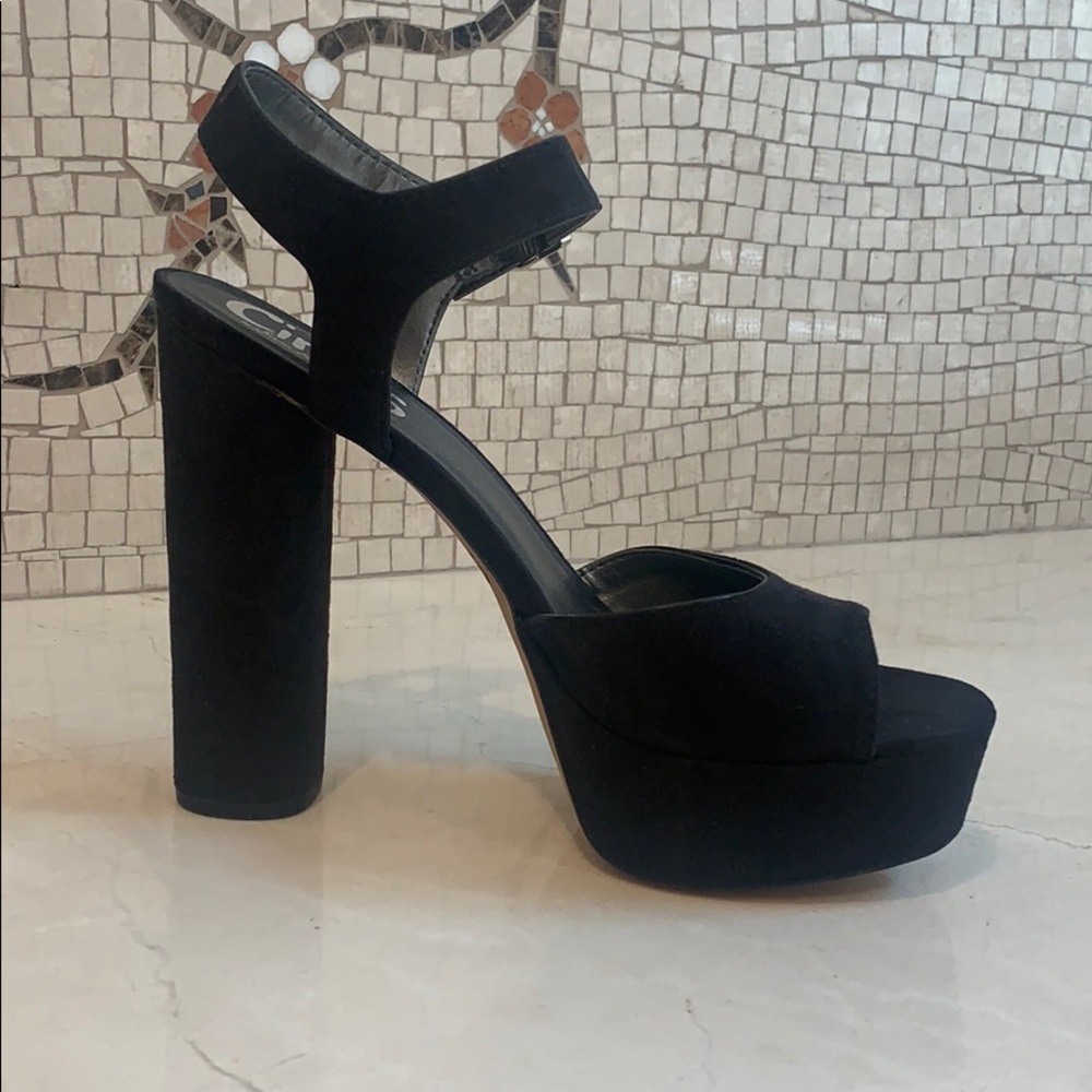 Circus bySamEdleman 8.5 black platform heels